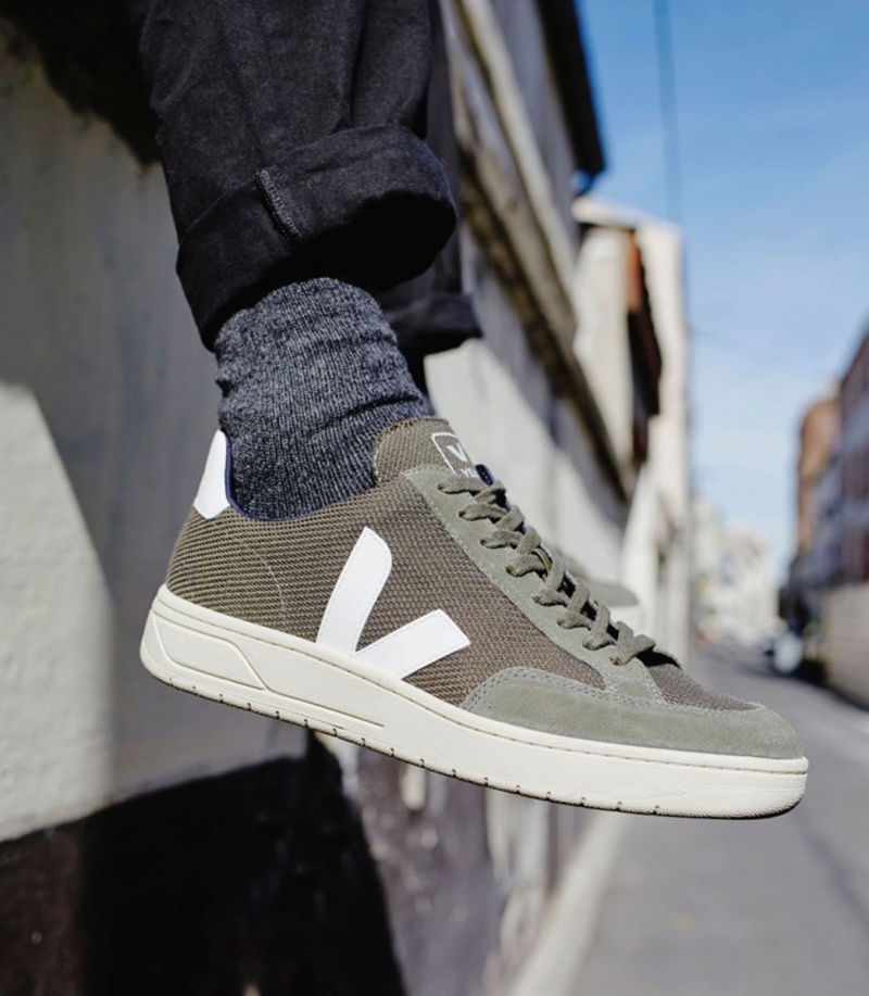 V-12 Veja V-12 Mujer Blancos Verde Oliva | MX-CXJ016259